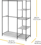 Whitmor Modern Industrial Freestanding Closet Organizer