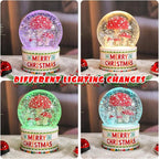 Vipush Christmas Snow Globe -Squirrels & Mushrooms Musical Snow Globe with Color Changing Led Lights, Christmas Decorations with Music Box Gifts for Girls Kids, Decorations for Christmas & Birthday