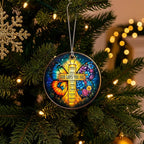 Nativity Cross Christmas Ornament 2026, Christian Christmas Ornaments Religious Gift, Cross Christmas Tree Decor, Nativity Scene Ornament Easter Faith Decor