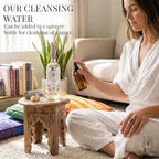 SOUL STICKS Cleansing Water 7.5 oz. Bottle for Clearing Negative Energy and Purifying Home Spiritual Florida Water Area Deodorizer (7 Chakras)
