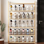 Shoe Slot Organizer for Closet 6PACK Clear Adjustable Shoe Stacker Rack Storage - Space Saver Display Shelf Organizer Zapateras Organizers