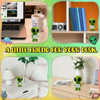To My Friend Galentines Day Funny Gifts – Handmade Crochet Alien Plush with Special Friendship Message Card – Birthday, Valentines, or Just Because Present for Best Friend, Roommate, or Coworker