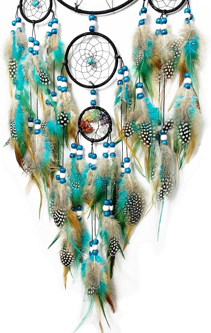 Large Dream Catchers for Girls Room Decor Adult Boho Suncatcher Dream Catcher Wall Decor Tree of Life Hanging Ornament for Living Room Dorm Decor Hippie Gifts