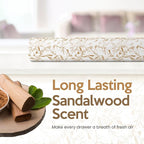Sandalwood Scented Drawer Liners for Dresser Drawers (10 Large Sheets, 19.7" x 14.4") - Non Adhesive Drawer Paper Liner for Bedroom Dresser & Closet Shelves by Linda’s Essentials