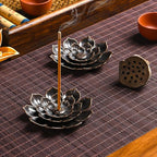 SLKIJDHFB Incense Burner - Incense Stick Holder 6 Incense Holes with Detachable Ash Catcher