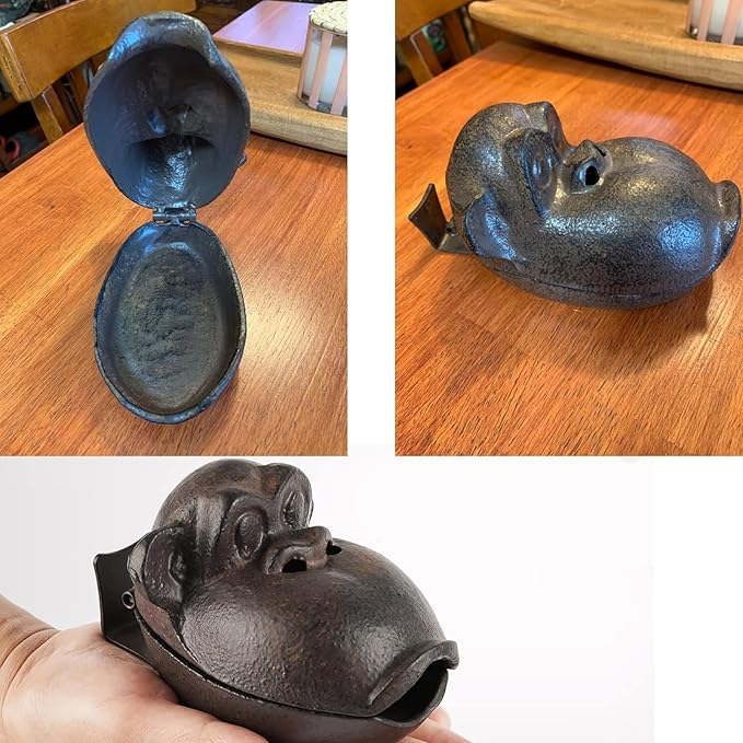 Cigar Ashtrays, Monkey Ashtrays for Smokers,Ashtrays for Patio Indoor Home Decor Garden Cast Iron,Cigar accessories for Men,Cigar Gifts for Men Unique