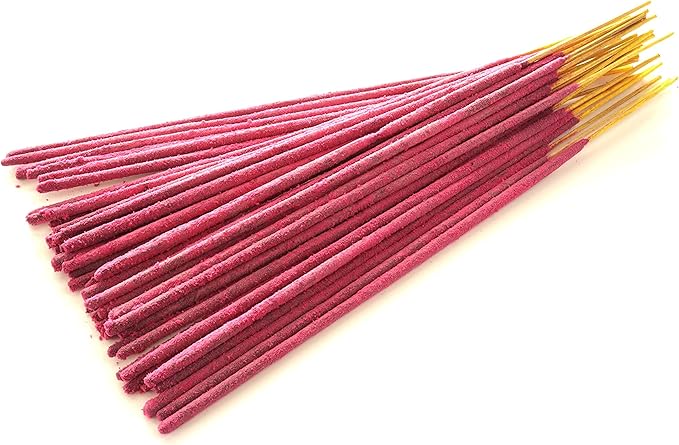 Goddess Incense Sticks - Sensual Musky Rose Scent - Handrolled Long-Burning Incense 45+ Sticks