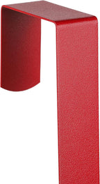Sattiyrch 12" Wreath Hanger for Front Door,Steel Over The Door Hanger Hook,Wreath Door Hanger (Red,2)