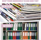 100 Pcs 3 Hole Punched Magazine Holders for Binders 11.6 in Plastic Magazine Organizer 3 Ring Binder Insert Strips Clear Magazine Collector for File Book Craft Paper
