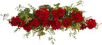 Nearly Natural 32in. Geranium and Berry Swag