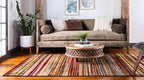 Unique Loom Barista Collection Area Rug - Icatu (8' x 10' Rectangle Beige/Brown)