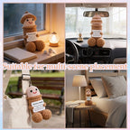 Emotional Support Plush with Removable Hats - Funny Stress Relief Gift for Men and Women Friends , Colleagues, Cute Crochet Office Decor for Office and Home, Unique Birthday Valentine‘s Day Gag Gift