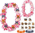 Leis for Graduation 2026, Artificial Flower Wreath with Cards Graduation Lays Gifts, Congrats Grad for High School
