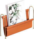 Fabulaxe 9-Inch Magazine Rack, Floor Standing Book Basket, Newspaper Holder and File Holders - Nursery Decor, Desk Accessory, Living Room and Guest Room Essentials, Home Office, and Waiting Areas