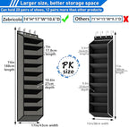 [Improve Over The Door Shoe Organizer, Extra Large 10 Tiers, Over Door Shoe Organizer, Coated Hooks Grip Firmly Without Scratching Paint, 75LB, Door Shoe Rack, Dark Black