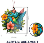Hummingbird Gifts for Women - Christmas Ornament 2026 - Beautiful Christmas Ornaments Decorative Hummingbird with Meaningful Story Card Humming Bird Valentines Birthday Teacher Gift