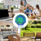 Coomin Crystal Glass Ashtray, Sparkly Cigar Cigarettes Ash Tray, Ashtrays for Smokers Indoor Office Home Desktop Tabletop, Unique Luxury Gifts for Men Women, Green