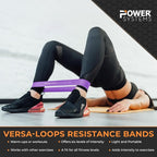 Power Systems Versa Loop – Commercial Grade Color-Coded Exercise Resistance Band for Working Out, Elastic Band for Physical Therapy, Strength, Fitness Training at Home or Gym