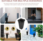 Healifty restaurant umbrella stand Walking stick organizer major container umbrella holder for parasol decorate flowers umbrella storage holder plastic barrel wake long umbrella