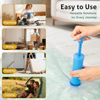 8 Pack Medium Travel Vacuum Storage Bags, Portable Vacuum Seal Bags for Clothing Travel with Pump, Space Saver Bag for Luggage Suitcases Clothes Bedding Seasonal Storage
