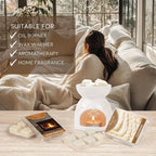 SCENTORINI Wax Melts, Wax Cubes Strong Scent, Summer Scents, 4 Cashmere & 4 Vanilla Cake Scented Wax Melts for Warmer, Home Fragrances