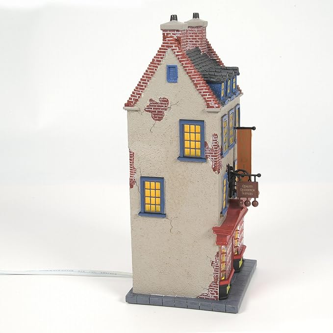 Department 56 Harry Potter Village Quality Quidditch Supplies Lit Building, 8.58 Inch, Multicolor
