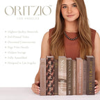 Orange Faux Books Set of 9 - Secret Compartment Fake Books Ideal for Coffee Table, Home Staging, Interior Design & Fashion Books, Old Money Aesthetic, Library Decor