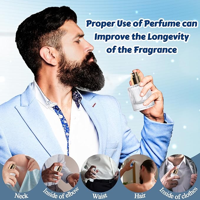Perfume Making Kit- DIY Perfume Making for Men, Make Your Own Scent with Essential Oil, Spray Bottle, Men Fragrance Maker, Scent Set, Fragrance Gifts for Women Girls Boyfriend