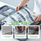 Mapambo Vacuum Storage Bags with -60000Pa USB Pump, 9 Pack Vacuum Seal Bags for Clothing Travel in 3 Sizes, Travel Vacuum Bags with Pump, Saving up to 80% of Luggage Space (9 Combo Size)