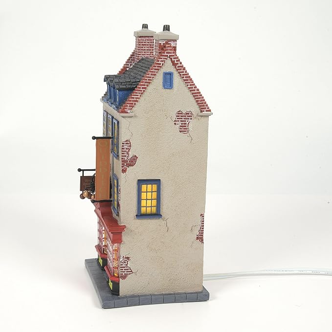 Department 56 Harry Potter Village Quality Quidditch Supplies Lit Building, 8.58 Inch, Multicolor