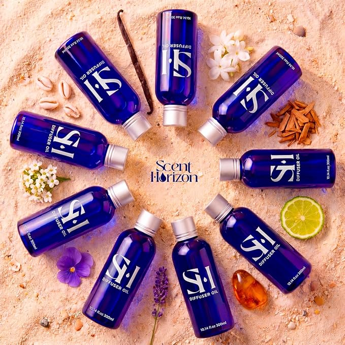 Sandalwood SW08 Hotel Scent Diffuser Oil | 10.14 Fl oz (300 ml) - Waterless Diffuser Oil Refill & Highly Concentrated Fragrance Oil, Diffuser Oil Scents Luxury, Hotel Oil Diffuser
