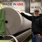 RUGPADUSA - Eco-Plush - 6'x8' - 3/8" Thick - 100% Felt - Extra Cushioned Rug Pad - Available in 3 Thicknesses, Many Custom Sizes