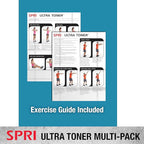 SPRI Ultra Toner Figure 8 Resistance Band with Padded Handles Great for Stretch, Exercise, Fitness Training, Yoga, Resistance Weights, Therapy, Gym or Home Workout Equipment.