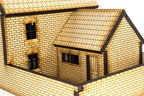 OO Victorian Corner Shop with Rear Outhouse -Laser-Cut MDF- Railway Modelling