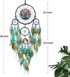 Large Dream Catchers for Girls Room Decor Adult Boho Suncatcher Dream Catcher Wall Decor Tree of Life Hanging Ornament for Living Room Dorm Decor Hippie Gifts