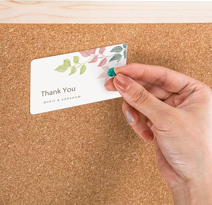 Lyellfe 3 Pack Cork Boards for Walls, 24''L x 16''W Large Bulletins Board with Frame, Push Pins, Thick Notice Board for Office School Home Decor, Two-Side Cork