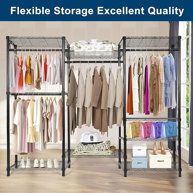 Whitmor Modern Industrial Wardrobe