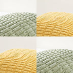 Fancy Homi 4 Packs Decorative Throw Pillow Covers for Living Room Couch Bed, Modern Farmhouse Boho Home Décor Accent Cushion Case, 16" x 16", Yellow Green Series