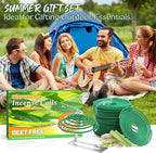 SCENTORINI Citronella Coils, 48 PCS Citronella Incense with Coil Holder, Suitable for Summer Home Outdoor Use, Pool Side, Patio, Camping, Porches, Courtyards, Farms, Garden Planting Area