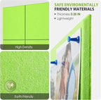 MaxGear Large Cork Board for Wall 36" x 24", Fruit Green Bulletin Board, 6 Pack Felt Wall Tiles with Pushpins, Cork Boards for Office Pin Board Tack Board Cork Boards