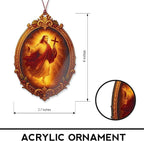 Christian Christmas Ornament 2026 - Religious Christmas Ornaments - Acrylic Ornament Christian Christmas Decor Gifts for Friends, cowoker, Men, Women, Office RUSATEN Tmlnativity