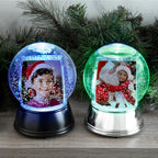 Neil Enterprises Inc. Large LED Light Up Photo Snow Globe with Black Base