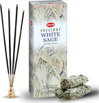HEM White Sage Incense Sticks - 100 Count | Natural Air Purifying Aromatherapy | Calming and Cleansing Fragrance | Perfect for Meditation and Relaxation | Long-Lasting Burn