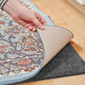 Waterproof Rug Pad, Thick 8x10 ft Under Area Rug Carpet Pad, Non Slip Rug Pads for All Floors and Hardwood Floors Finishes, Keep Carpets in Place Soft and Prevent Rug from Wrinkling or Buckling