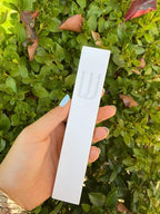 A&S Mezuzot Modern Concrete Mezuzah Case with Scroll, Easy Peel and Stick Mezuza (White+ Engraved Shin, 7 Inches)