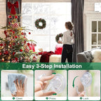 Antimbee 2 Pack Suction Wreath Hangers for Front Door, Heavy Duty Large Suction Cup Hooks Hanging Easter Garland, Reusable Wreath Door Hanger for Outdoor Window Shower, Hold Up to 18 Lbs