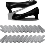 One-Piece Shoe Slot Organizer 20 Pack, Space-Saving Stackers for Closet, Entryway & Shoe Rack | No Assembly Needed