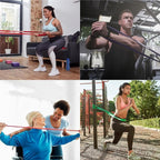 POWER GUIDANCE Resistance Bands, Set of 5 Pull Up Bands, Pull Up Assistance Bands, Exercise Bands, Resistance Bands Set for Legs, Working Out, Muscle Training, Physical Therapy, Shape Body