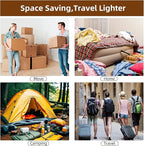 18 Pack Vacuum Travel Bags for Clothing with Electric Pump,Vacuum Seal Bags for Travel and Luggage Suitcase Backpack, Vacuum Bags for Clothes,Vacuum Bag with Electric Pump for Vacation Cruise