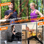Skylety 4 Pieces Baseball Resistance Bands Youth & Adult Arm Strength Training Baseball Bands for Softball Trainer Pitcher Training, 4 Levels(20, 30, 40, 50 Lbs, Black, Blue, Red, Green)